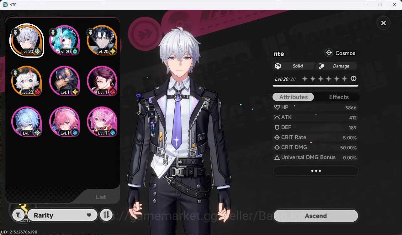 Neverness to Everness Accounts NA| Hunter Lv 7 | 2 S-Class (Chaos,Sakiri)+6 A-Cla image 2