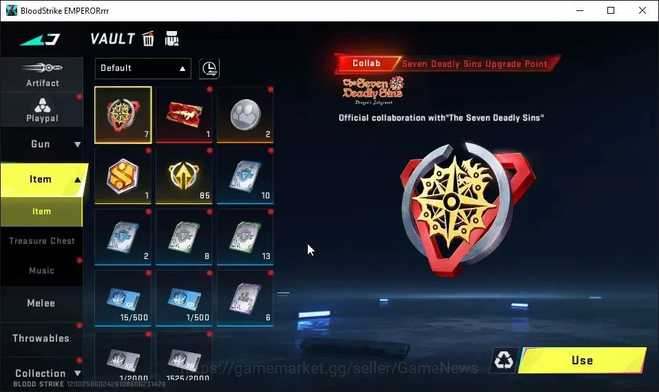 Blood Strike Accounts ASIA|Collab TokRev[FN2000,MCX,Takemichi]|Collab 7D image 13