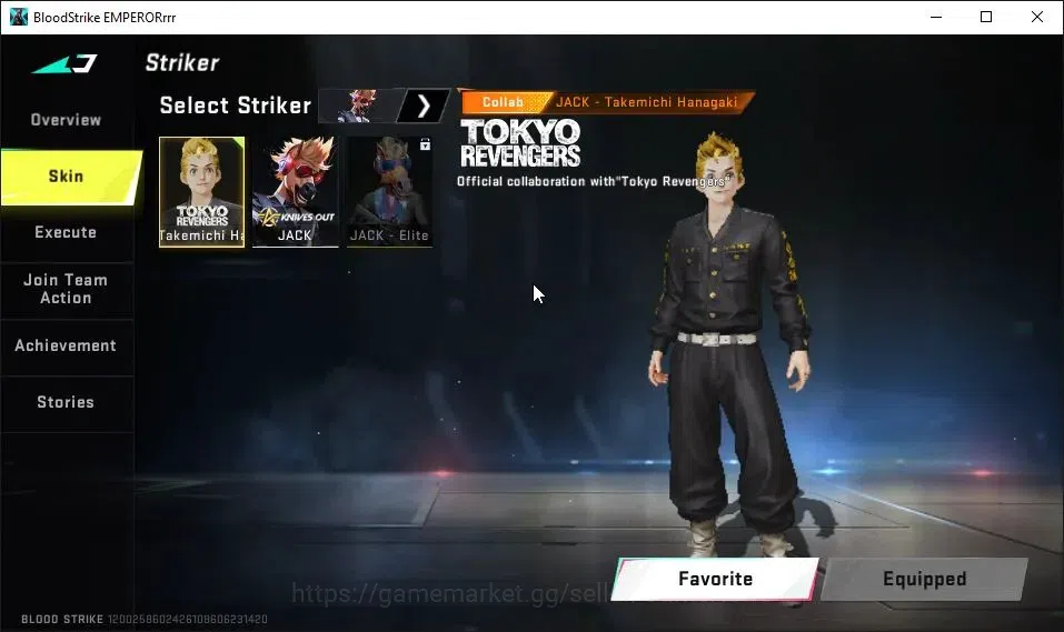 Blood Strike Accounts ASIA|Collab TokRev[FN2000,MCX,Takemichi]|Collab 7D image 3
