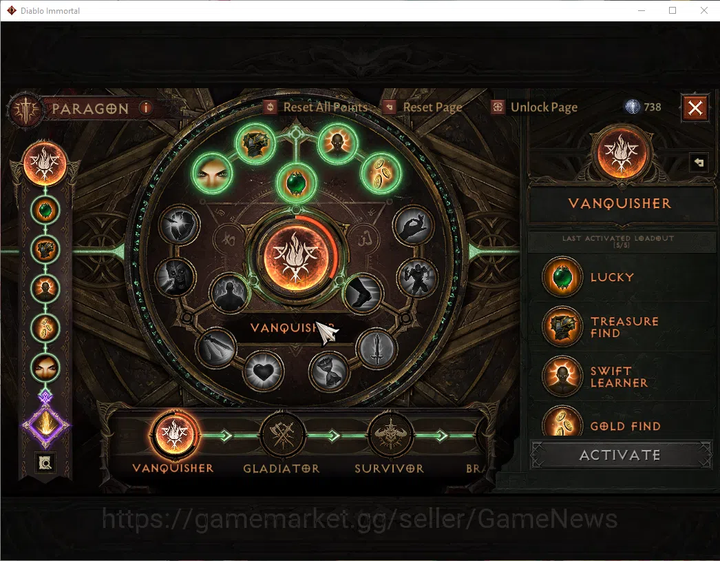 Diablo Immortal Accounts SEA - Izual|CS ON|Lv60(858)|Tempest|CR 40k|Reso 43 image 6