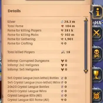 Albion Online High-End ASIA | 104M Total Fame - 28,3M Silver | Many LV 10 image 1