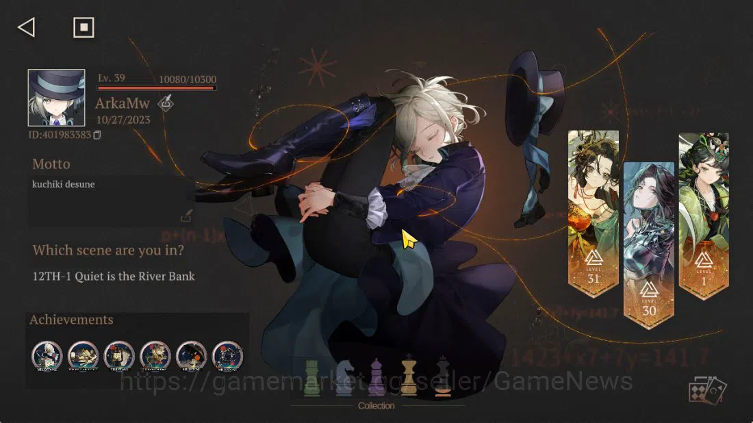 Reverse: 1999 Accounts Midgame GLOBAL|Lv 39|10*6Crew(3Limit)|[Jiu Niangzi,Lucy,Liang 2