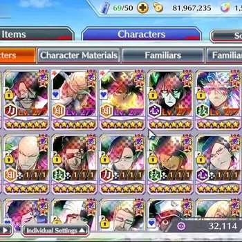Bleach: Brave Souls Accounts Starter GLOBAL|BP 563K+1,5K Orb FreshStory|2 MT|TYBW26 (Jugram,Yhwach,Genryusai,Yoruichi),11th