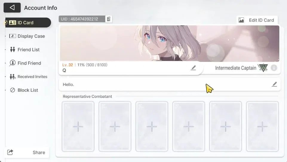 Chaos Zero Nightmare Accounts GLOBAL Lv 32|5 SSR[NineM1+Sign,Heidemarie,Rin,Hugo,Renoa]+9 2