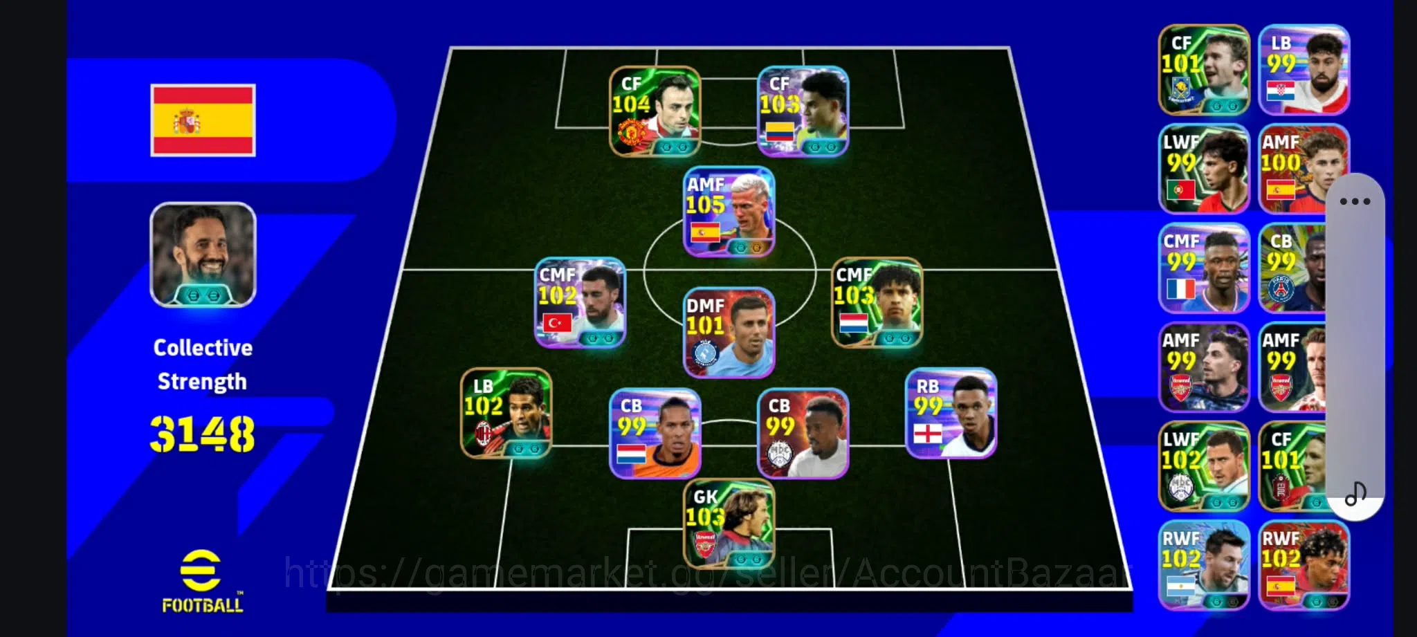 eFootball Accounts Starter Efootball Account for sell || Best account for Beginner 1
