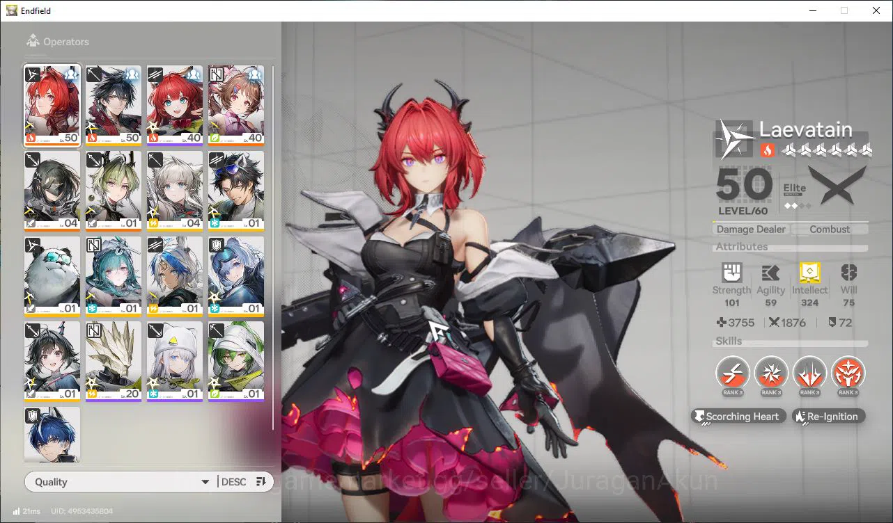 Arknights: Endfield Accounts Asia Lv38|3SSR [(LaevatainP1,LifengP1+Sign)Ardelia image 2