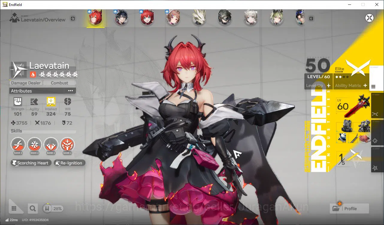 Arknights: Endfield Accounts Asia Lv38|3SSR [(LaevatainP1,LifengP1+Sign)Ardelia image 3