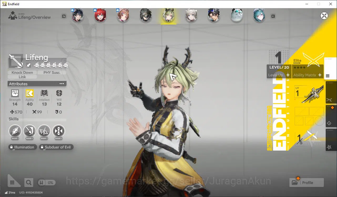 Arknights: Endfield Accounts Asia Lv38|3SSR [(LaevatainP1,LifengP1+Sign)Ardelia image 4