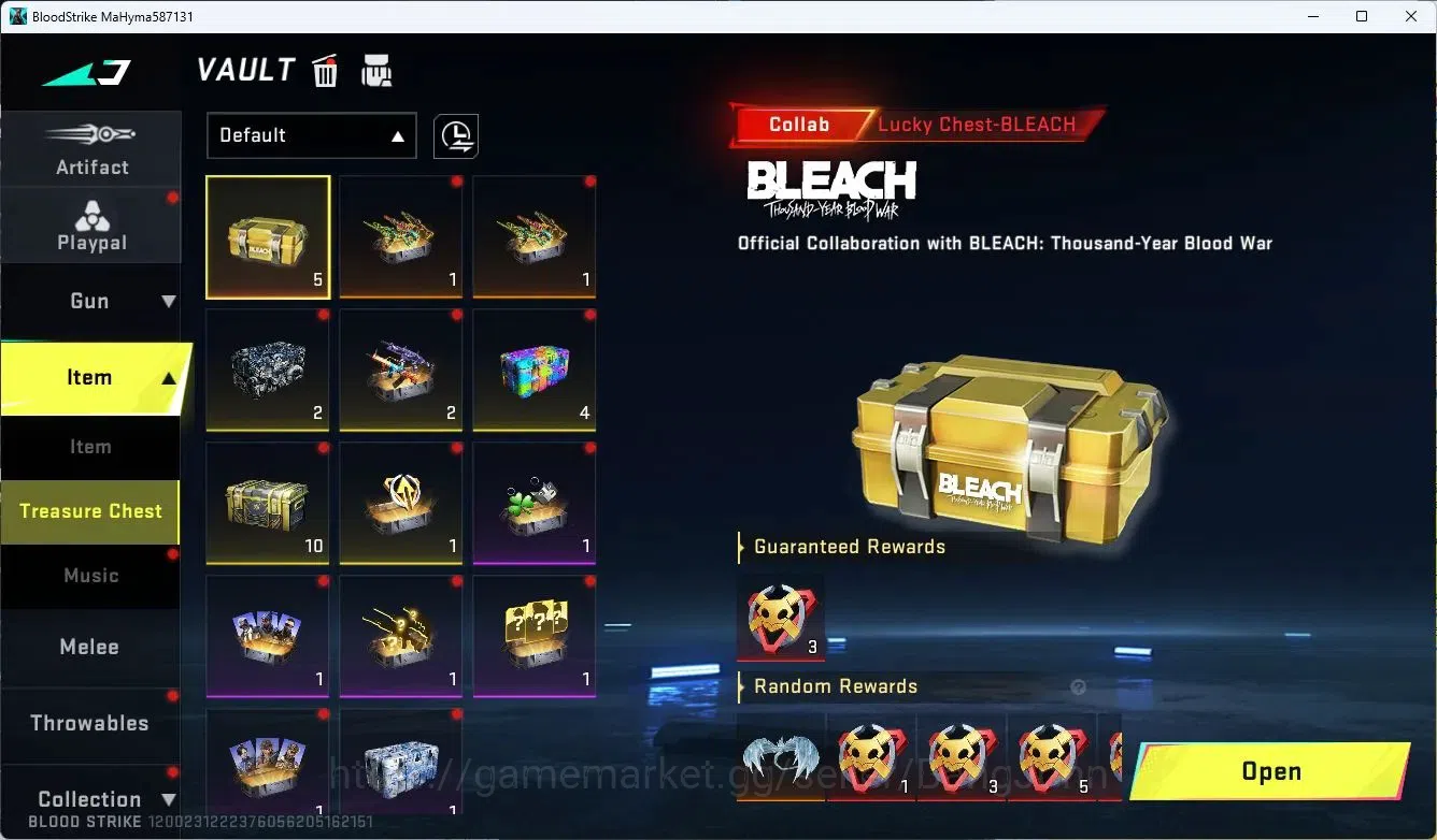Blood Strike Accounts ASIA| 7DS Oslo Playpal | 2 7DS Collab Guns | 2 BLE image 10