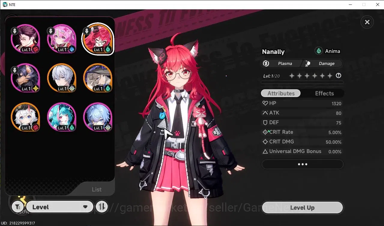 Neverness to Everness Accounts GLOBAL Europe|HL 3|3 S-Class [Nanally,Jiuyuan,Saki image 2