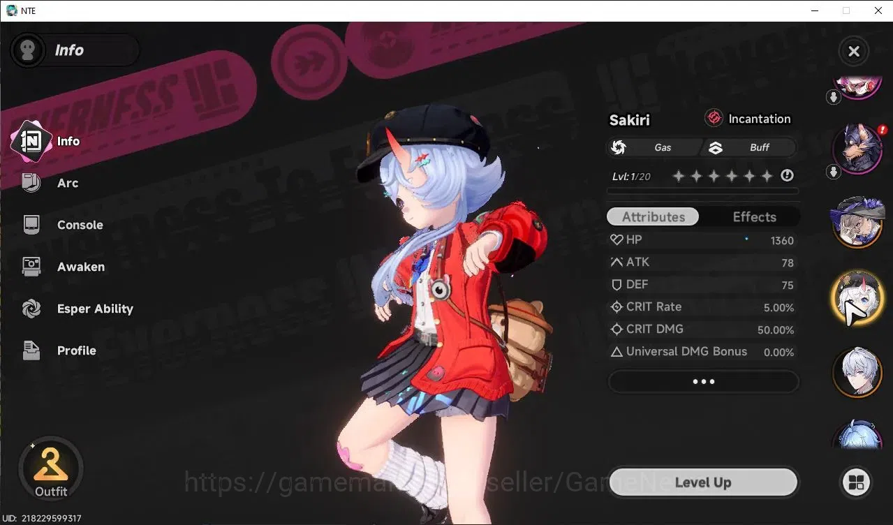 Neverness to Everness Accounts GLOBAL Europe|HL 3|3 S-Class [Nanally,Jiuyuan,Saki image 4