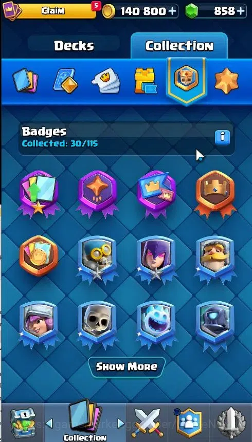 Clash Royale Accounts KTL 11|Trophy 4660|Card 91|1 Hero 2 EVO|5 Champ 16 image 13