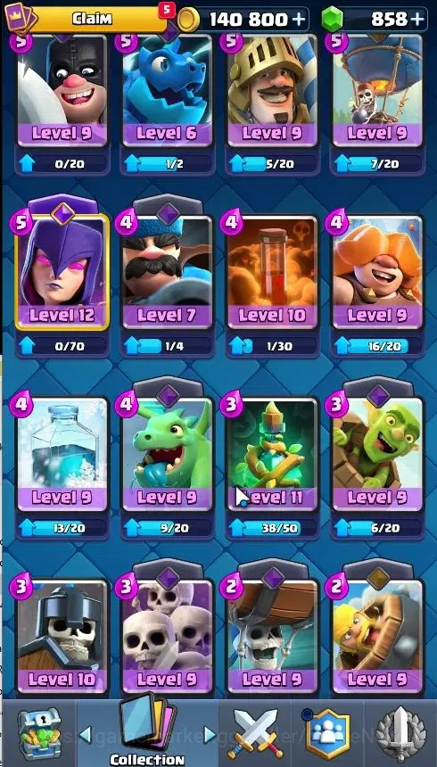 Clash Royale Accounts KTL 11|Trophy 4660|Card 91|1 Hero 2 EVO|5 Champ 16 image 17