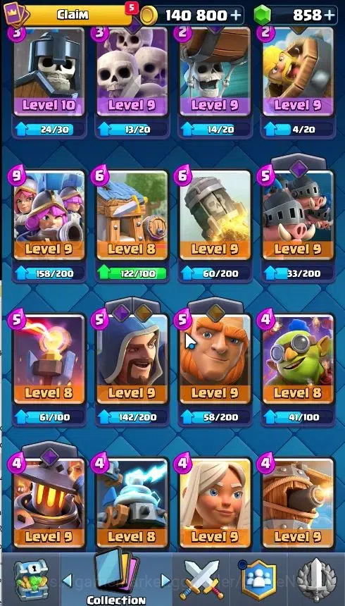 Clash Royale Accounts KTL 11|Trophy 4660|Card 91|1 Hero 2 EVO|5 Champ 16 image 18