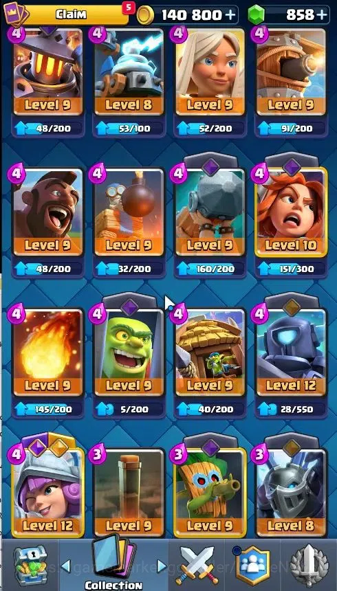 Clash Royale Accounts KTL 11|Trophy 4660|Card 91|1 Hero 2 EVO|5 Champ 16 image 19