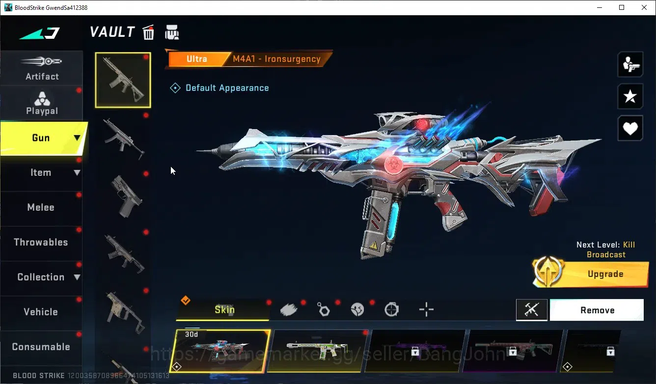 Blood Strike Accounts ASIA|ULTRA,ETHAN,M4A1|LEGENDARY SKIN 3 MORE DETAIL image 9