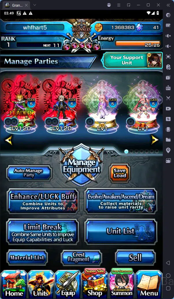 Grand Summoners Accounts [GLOBAL] Rank 1 | 6 Ascend | War Hero Fen | Bunny  image 10