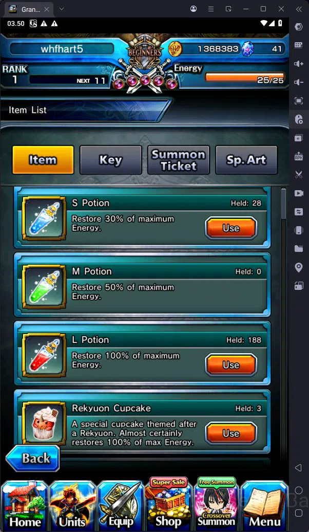 Grand Summoners Accounts [GLOBAL] Rank 1 | 6 Ascend | War Hero Fen | Bunny  image 5