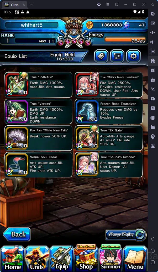 Grand Summoners Accounts [GLOBAL] Rank 1 | 6 Ascend | War Hero Fen | Bunny  image 8