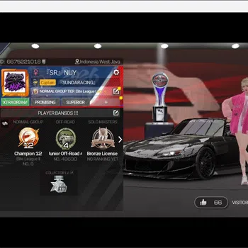 Racing Master Accounts SEA |Lvl 18|54K DMD|Ready Gacha|16 Legend(Honda S2000,Bugatti,Pagani,Etc.)|Log Netease|Check