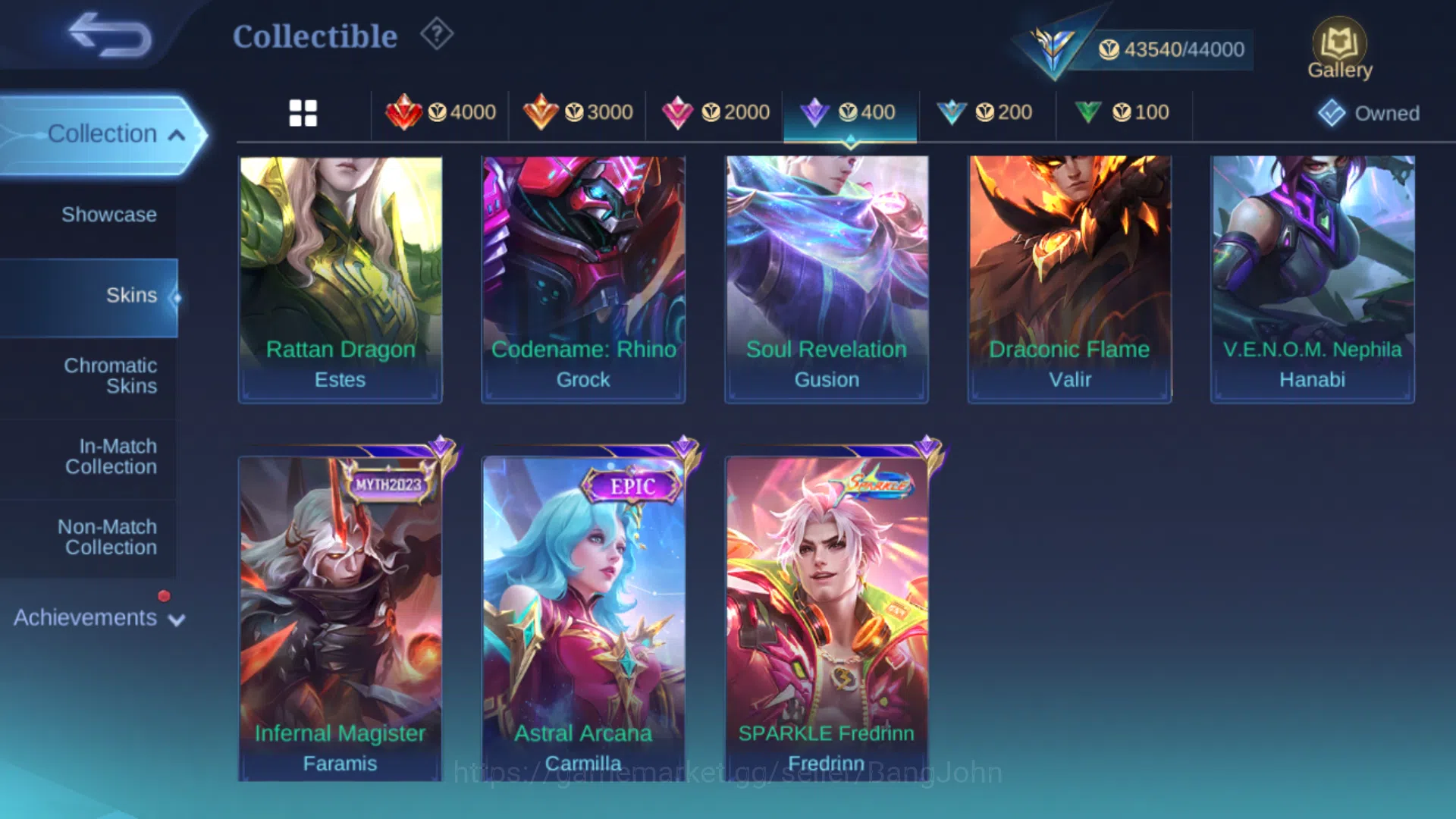 Mobile Legends: Bang Bang Accounts Hero 99 | Skin 171 | Tranformers Xborg | Transfor image 16