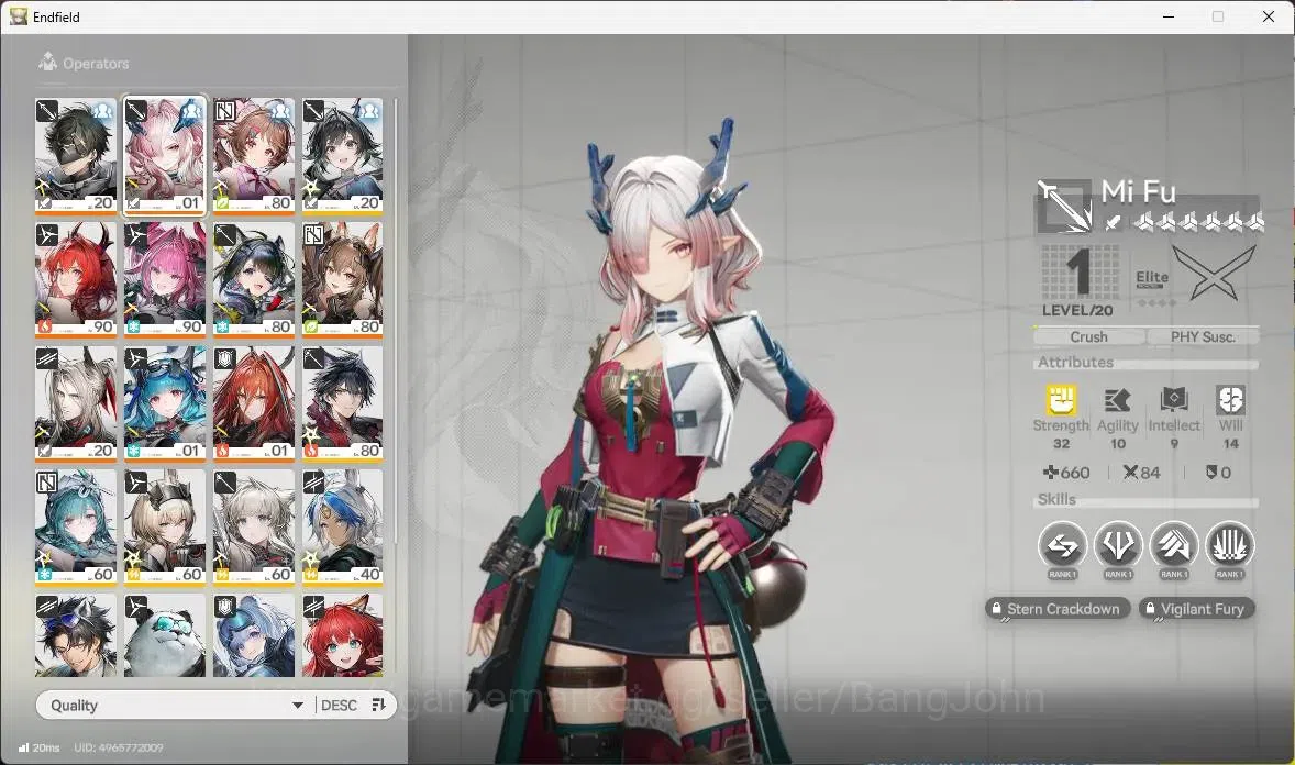 Arknights: Endfield Accounts Asia | Lv 55 | 5 Limit Mi Fu,Laevatain+Sign,Yvonne image 2