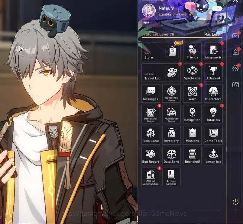 Honkai Star Rail Accounts Asia|TL 70|11 Limited|(Saber E1,Casto,Firefly,The image 1