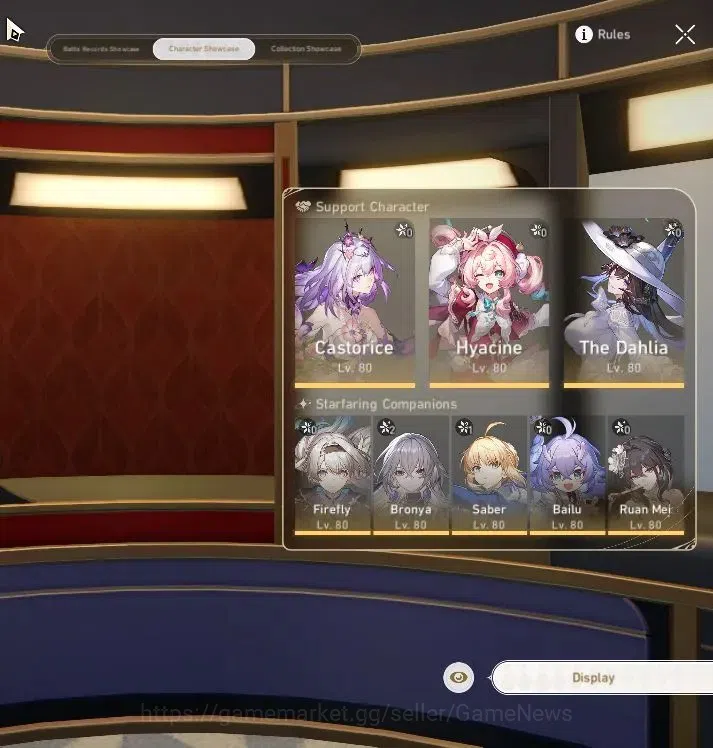 Honkai Star Rail Accounts Asia|TL 70|11 Limited|(Saber E1,Casto,Firefly,The image 2