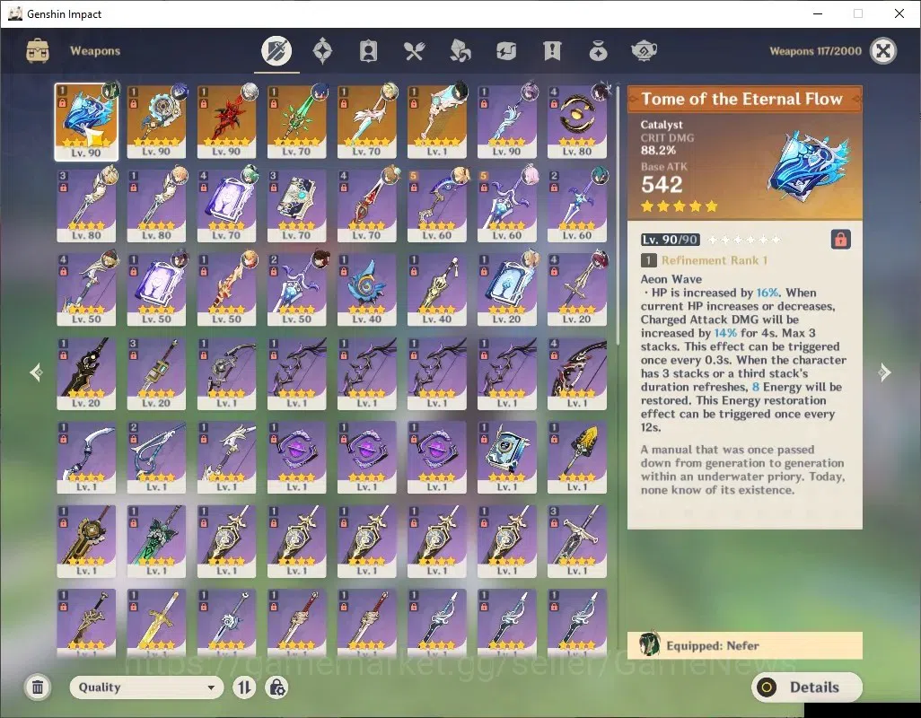Genshin Impact Accounts ASIA|AR 57|Prem team Arlecchino|6Limited+3(*5Wep)| image 13