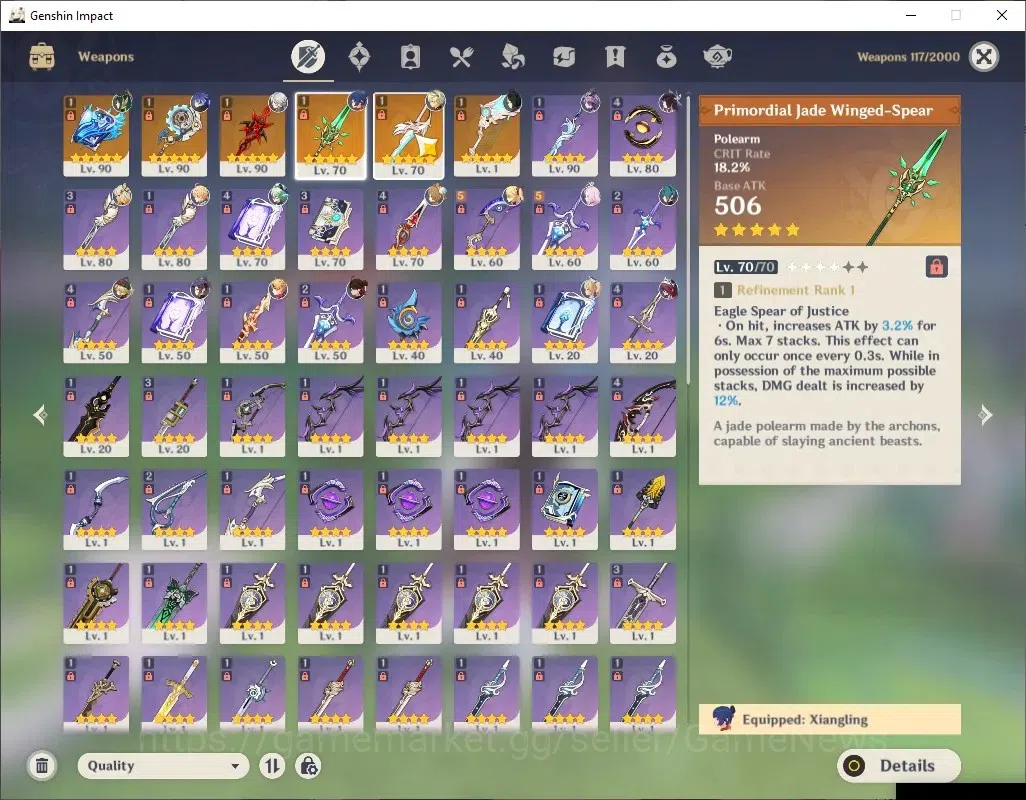Genshin Impact Accounts ASIA|AR 57|Prem team Arlecchino|6Limited+3(*5Wep)| image 16