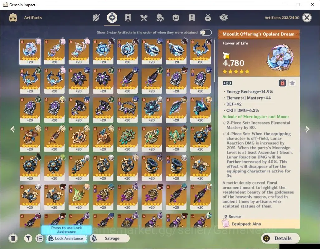 Genshin Impact Accounts ASIA|AR 57|Prem team Arlecchino|6Limited+3(*5Wep)| image 19