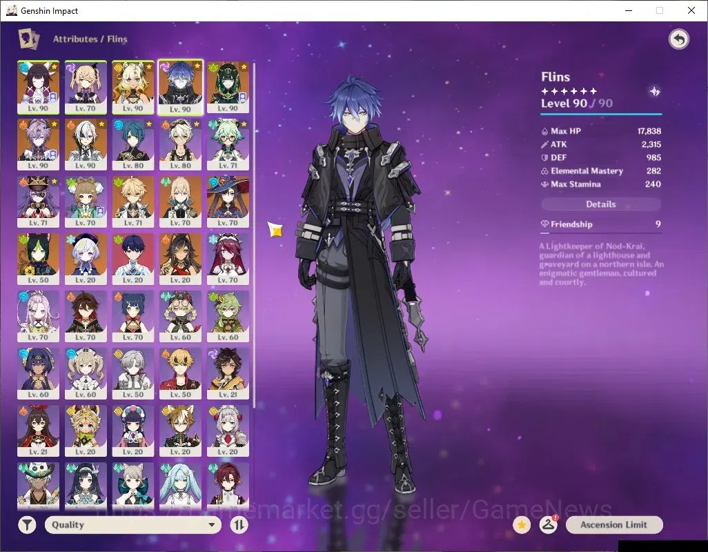 Genshin Impact Accounts ASIA|AR 57|Prem team Arlecchino|6Limited+3(*5Wep)| image 9