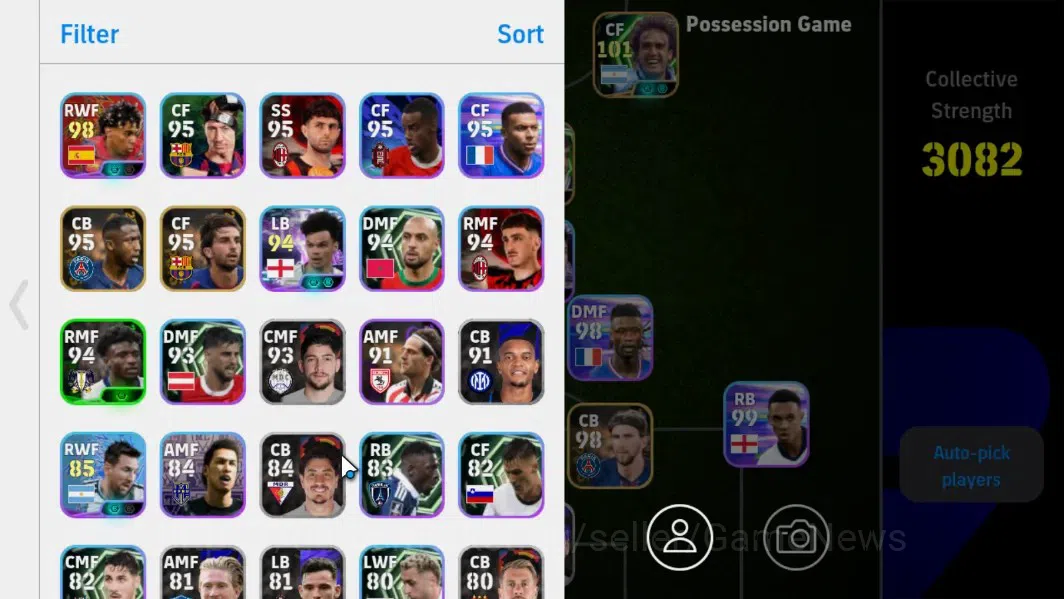 eFootball Accounts Android|Epic Gabriel Batistuta,Raul,Mikael Silvest image 2