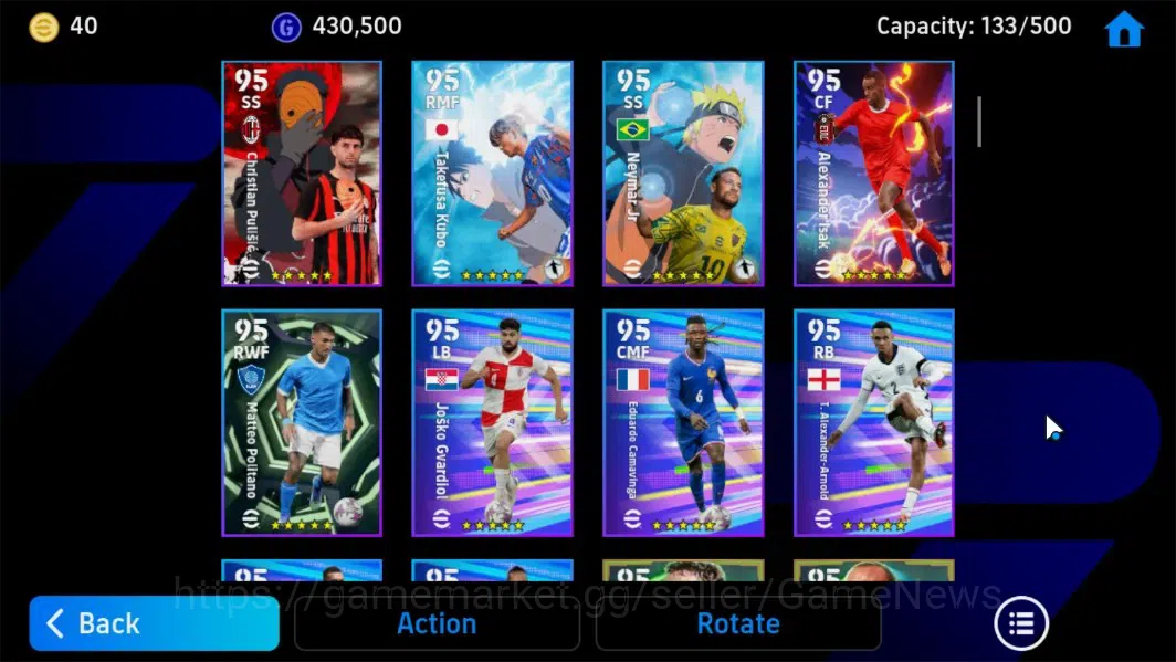 eFootball Accounts Android|Epic Gabriel Batistuta,Raul,Mikael Silvest image 6