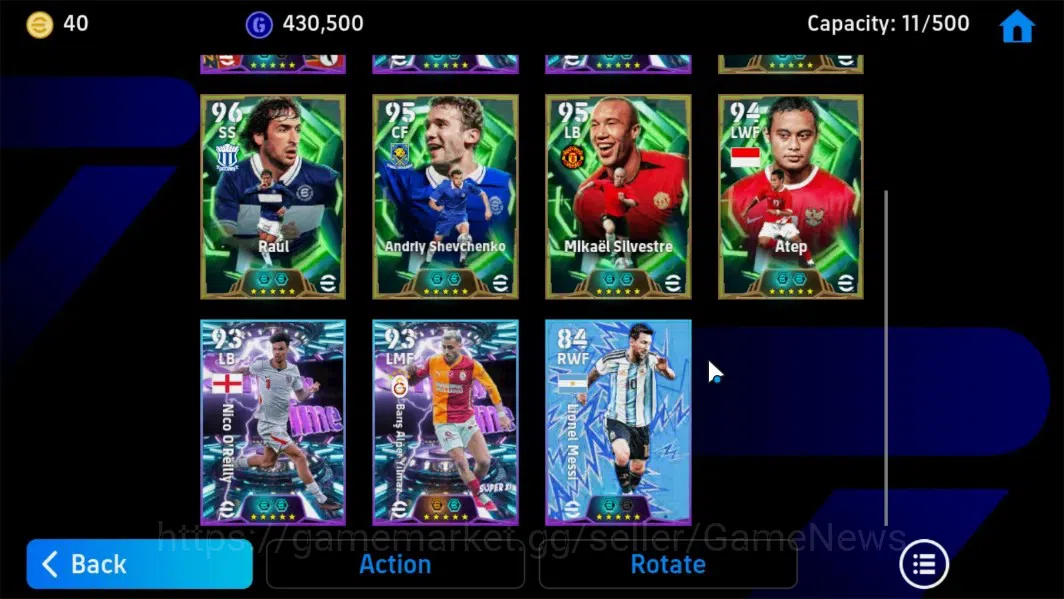 eFootball Accounts Android|Epic Gabriel Batistuta,Raul,Mikael Silvest image 9