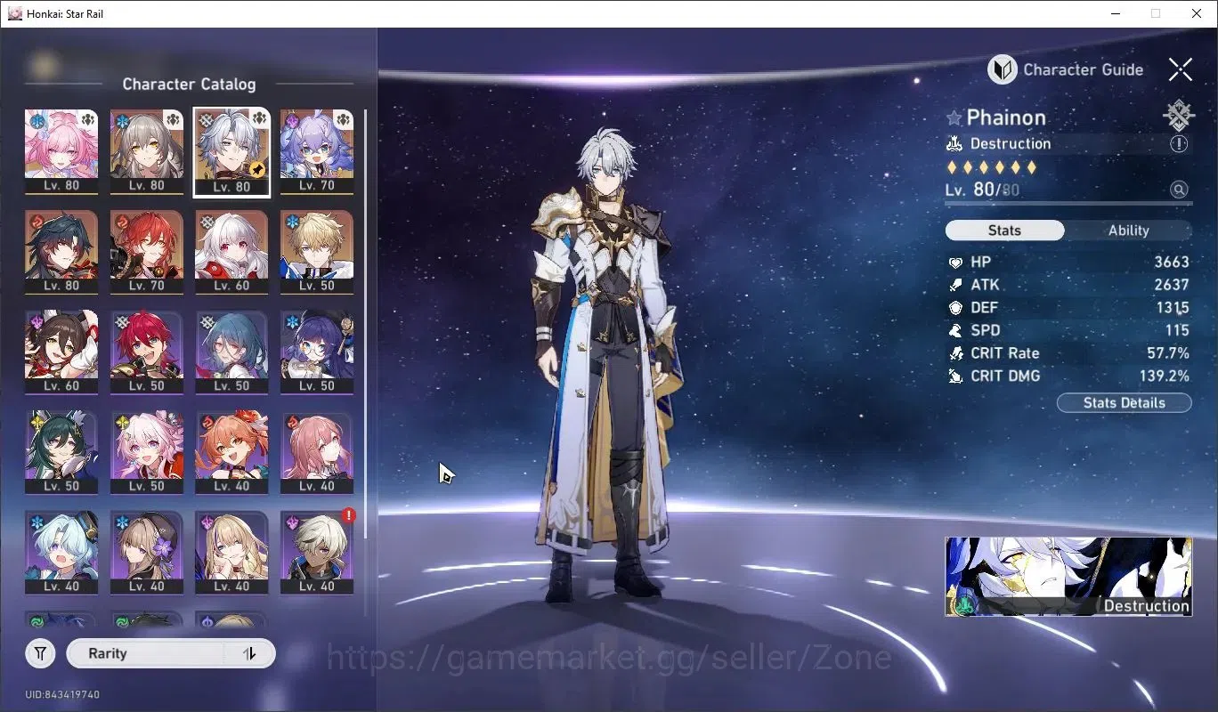 Honkai Star Rail Accounts Others ASIA|TL63|12x Lim|Acheron|Sparkle|Seele|Huohuo|Mortenax Blade+Sign LC|TakeMail(HSR720Z) 2