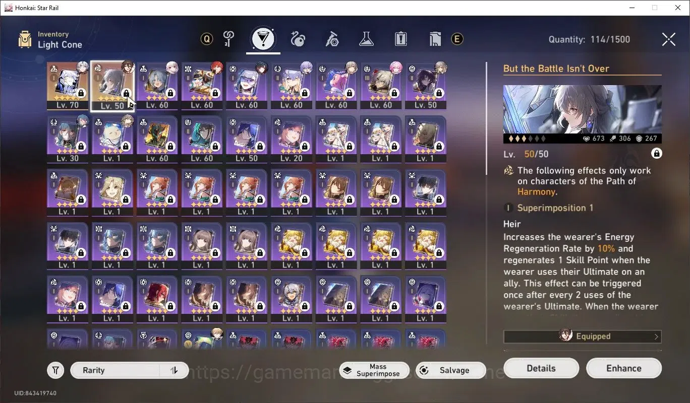Honkai Star Rail Accounts Others ASIA|TL63|12x Lim|Acheron|Sparkle|Seele|Huohuo|Mortenax Blade+Sign LC|TakeMail(HSR720Z) 9