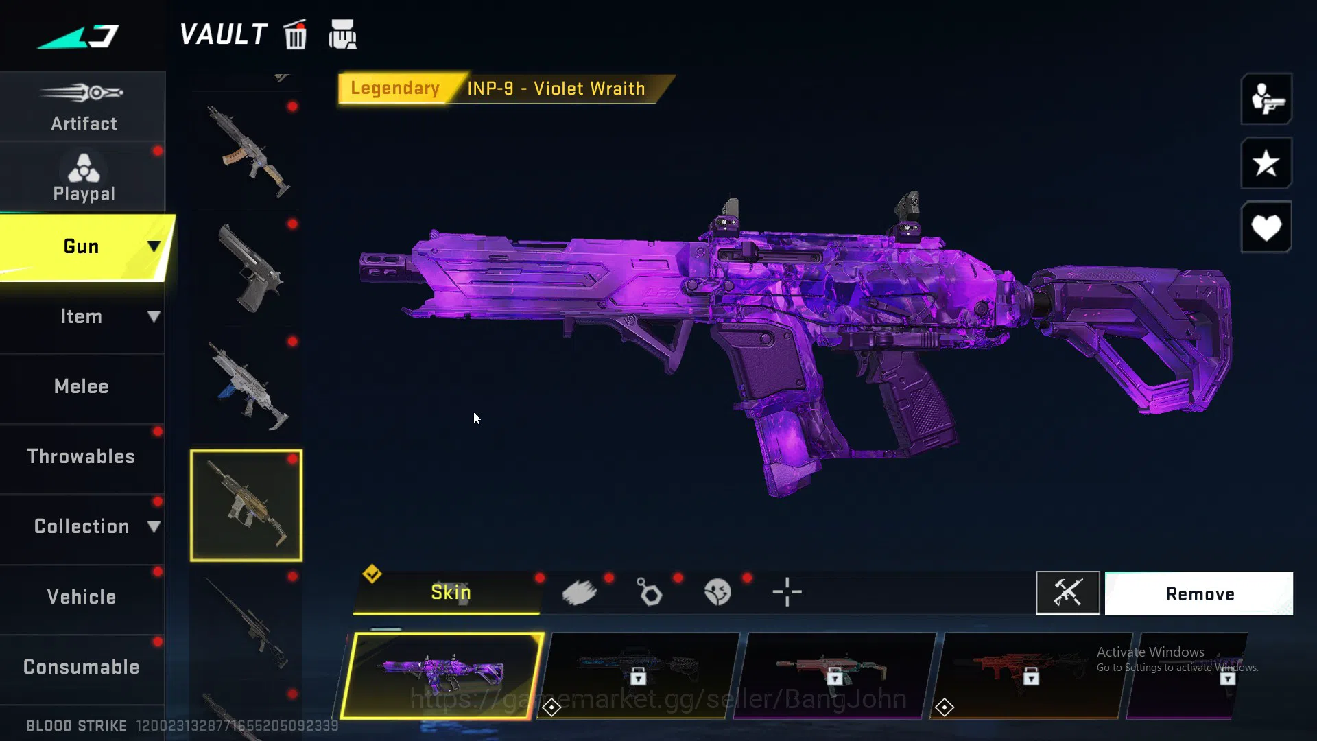 Blood Strike Accounts ASIA|COLLAB=KAG-6|ULTRA=ORIGIN-12,M4A1 AND 9 SKIN  image 10