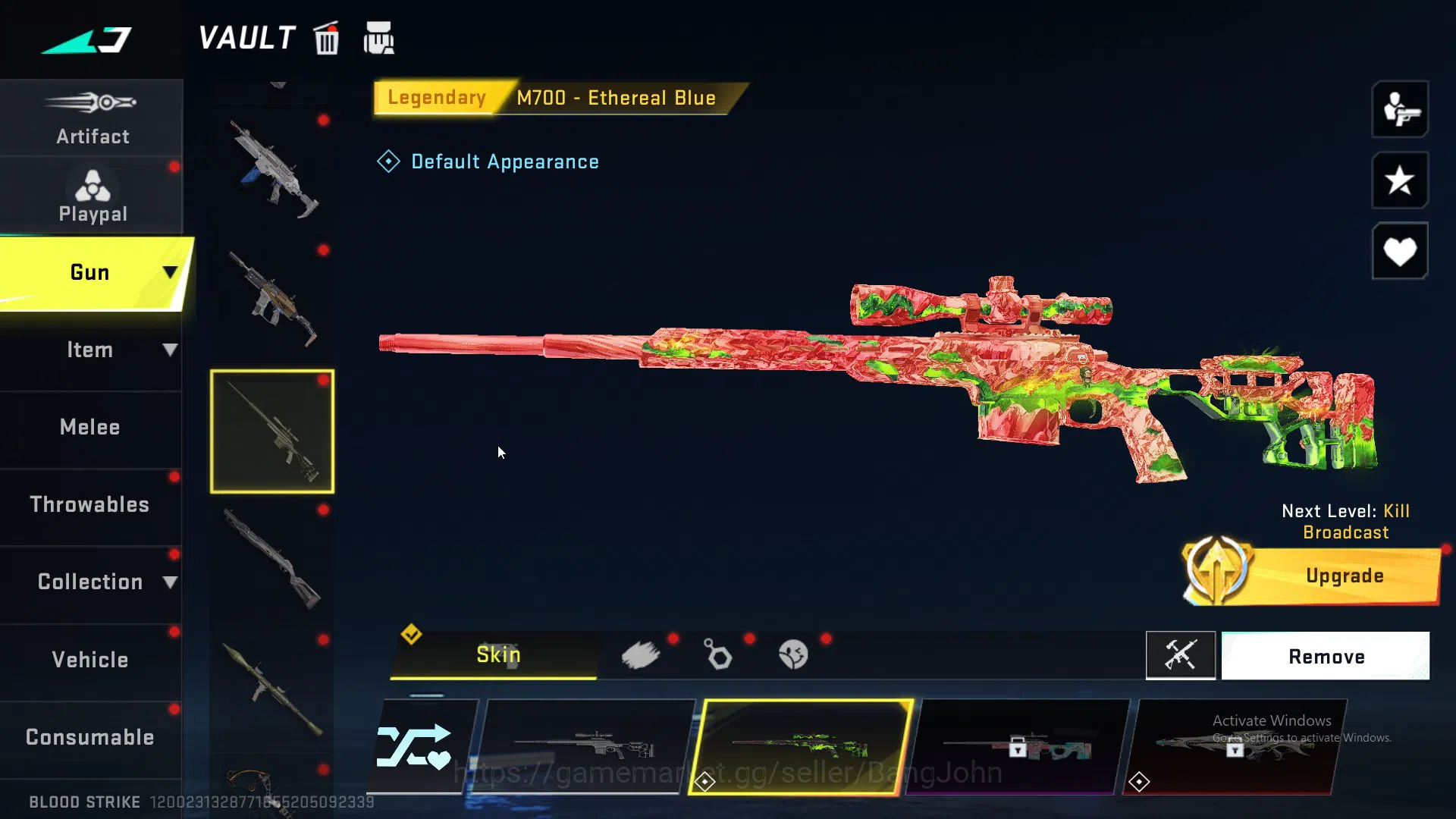 Blood Strike Accounts ASIA|COLLAB=KAG-6|ULTRA=ORIGIN-12,M4A1 AND 9 SKIN  image 11