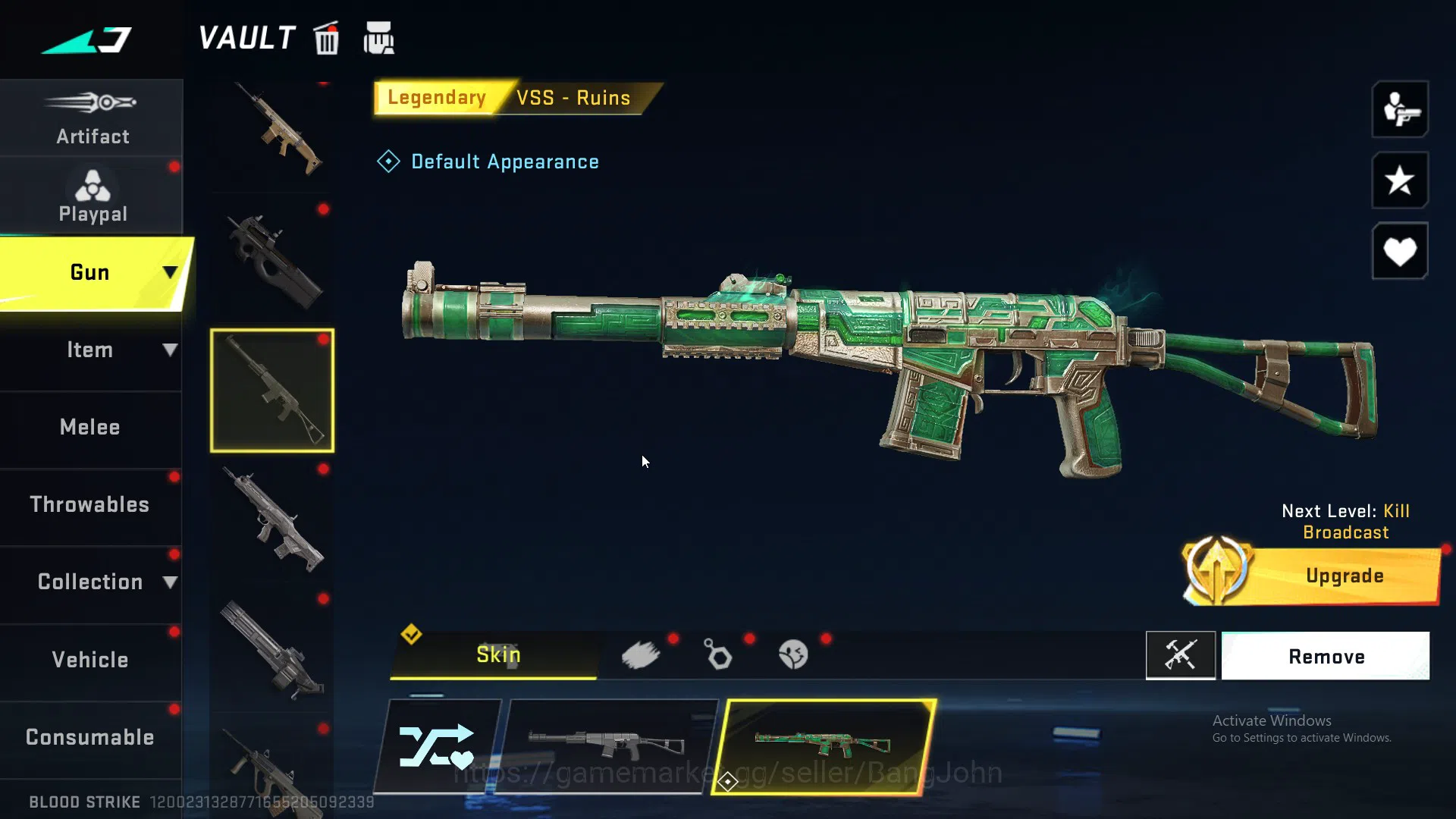 Blood Strike Accounts ASIA|COLLAB=KAG-6|ULTRA=ORIGIN-12,M4A1 AND 9 SKIN  image 12