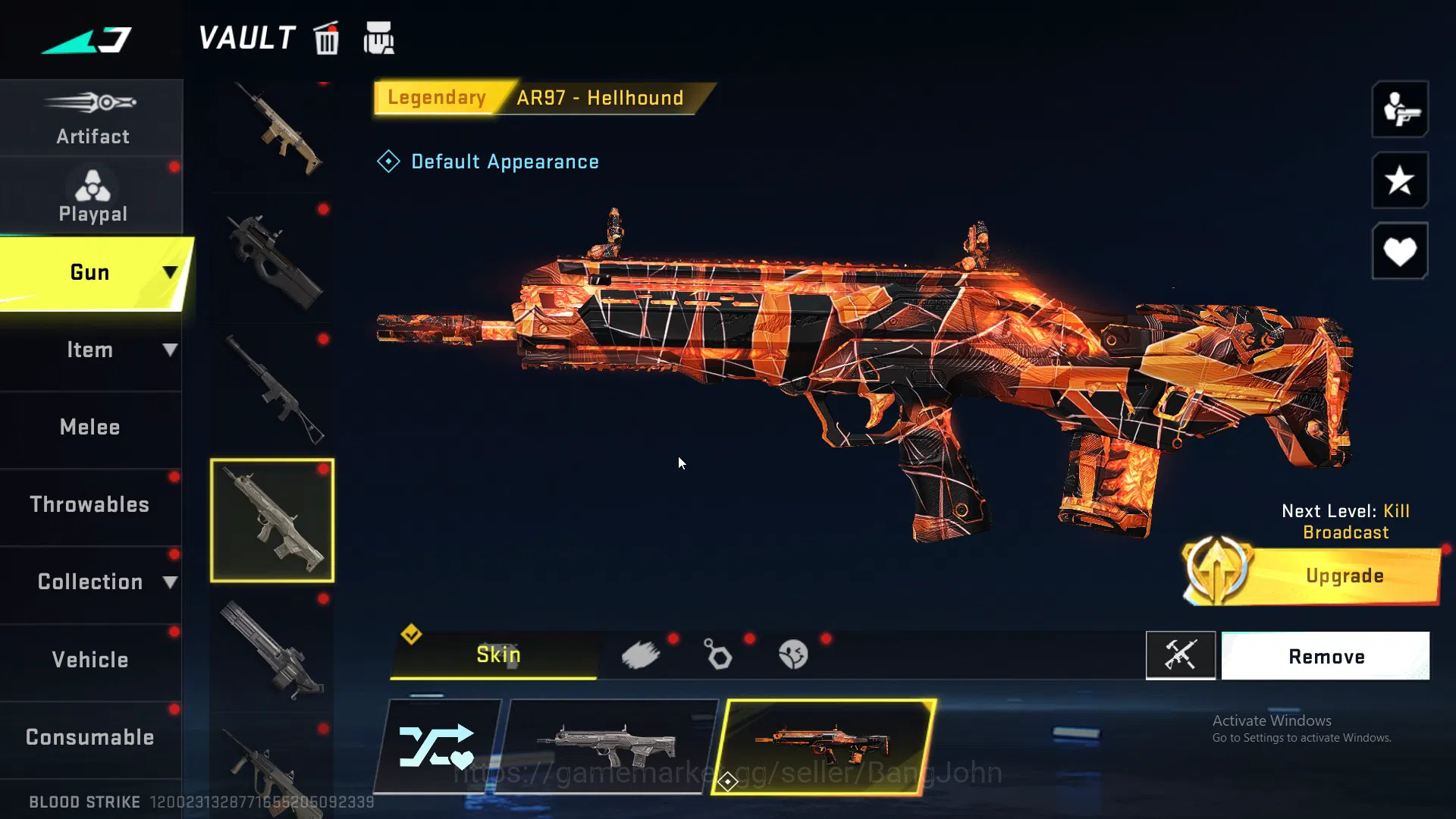 Blood Strike Accounts ASIA|COLLAB=KAG-6|ULTRA=ORIGIN-12,M4A1 AND 9 SKIN  image 13