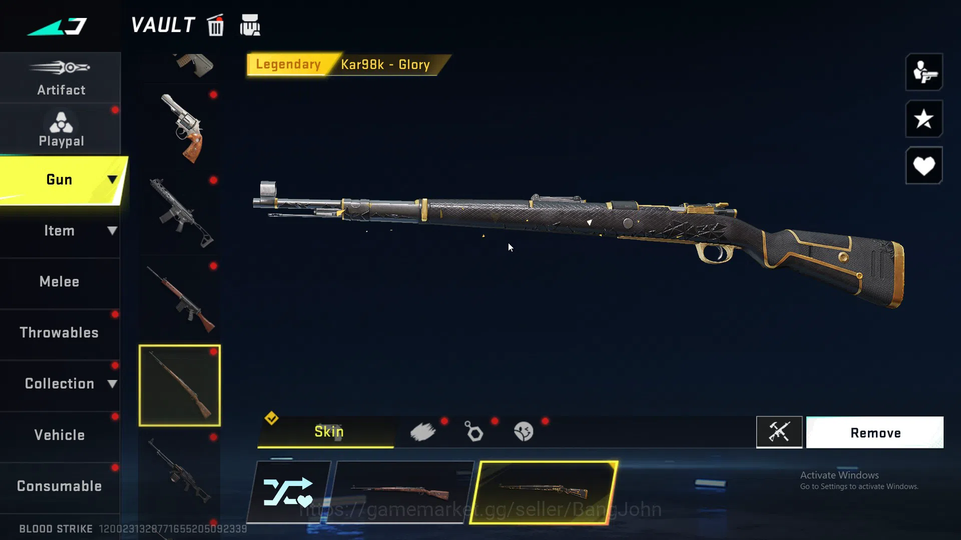 Blood Strike Accounts ASIA|COLLAB=KAG-6|ULTRA=ORIGIN-12,M4A1 AND 9 SKIN  image 15