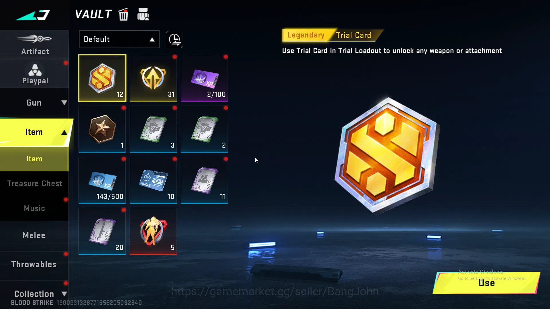 Blood Strike Accounts ASIA|COLLAB=KAG-6|ULTRA=ORIGIN-12,M4A1 AND 9 SKIN  image 17