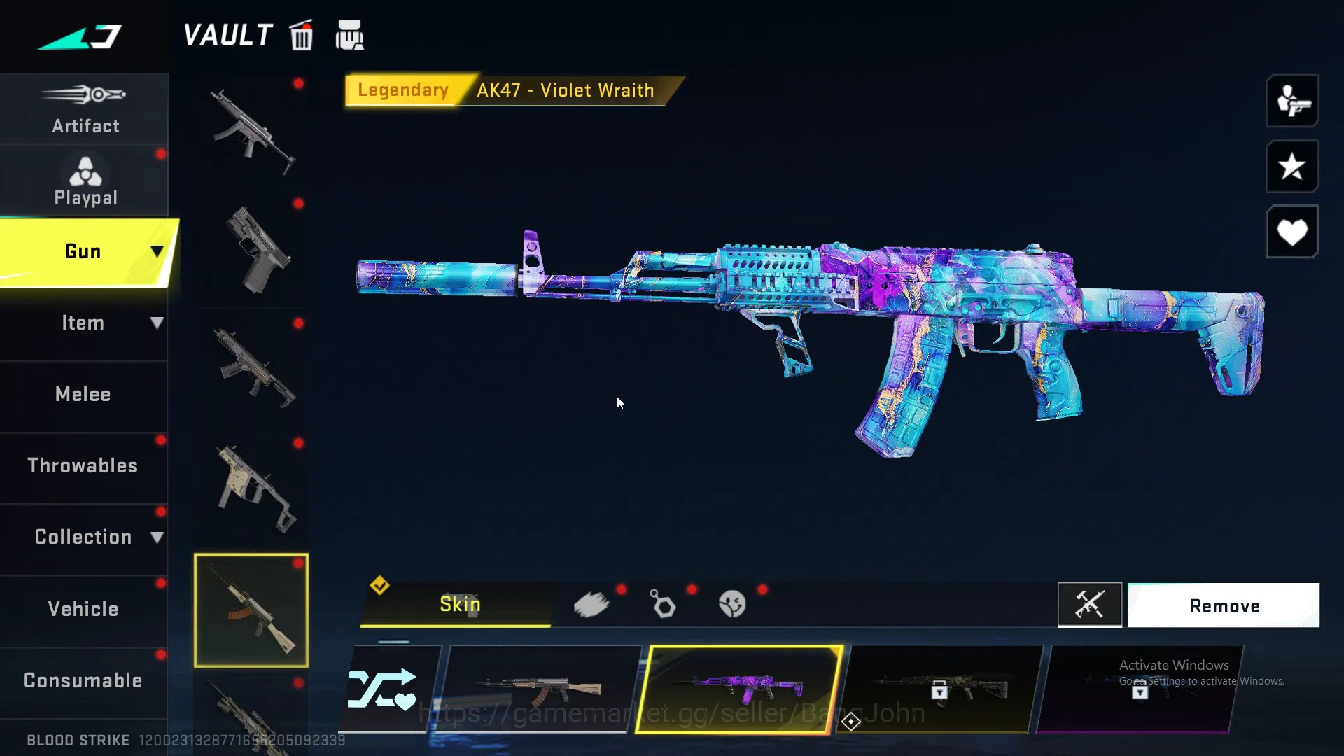 Blood Strike Accounts ASIA|COLLAB=KAG-6|ULTRA=ORIGIN-12,M4A1 AND 9 SKIN  image 7