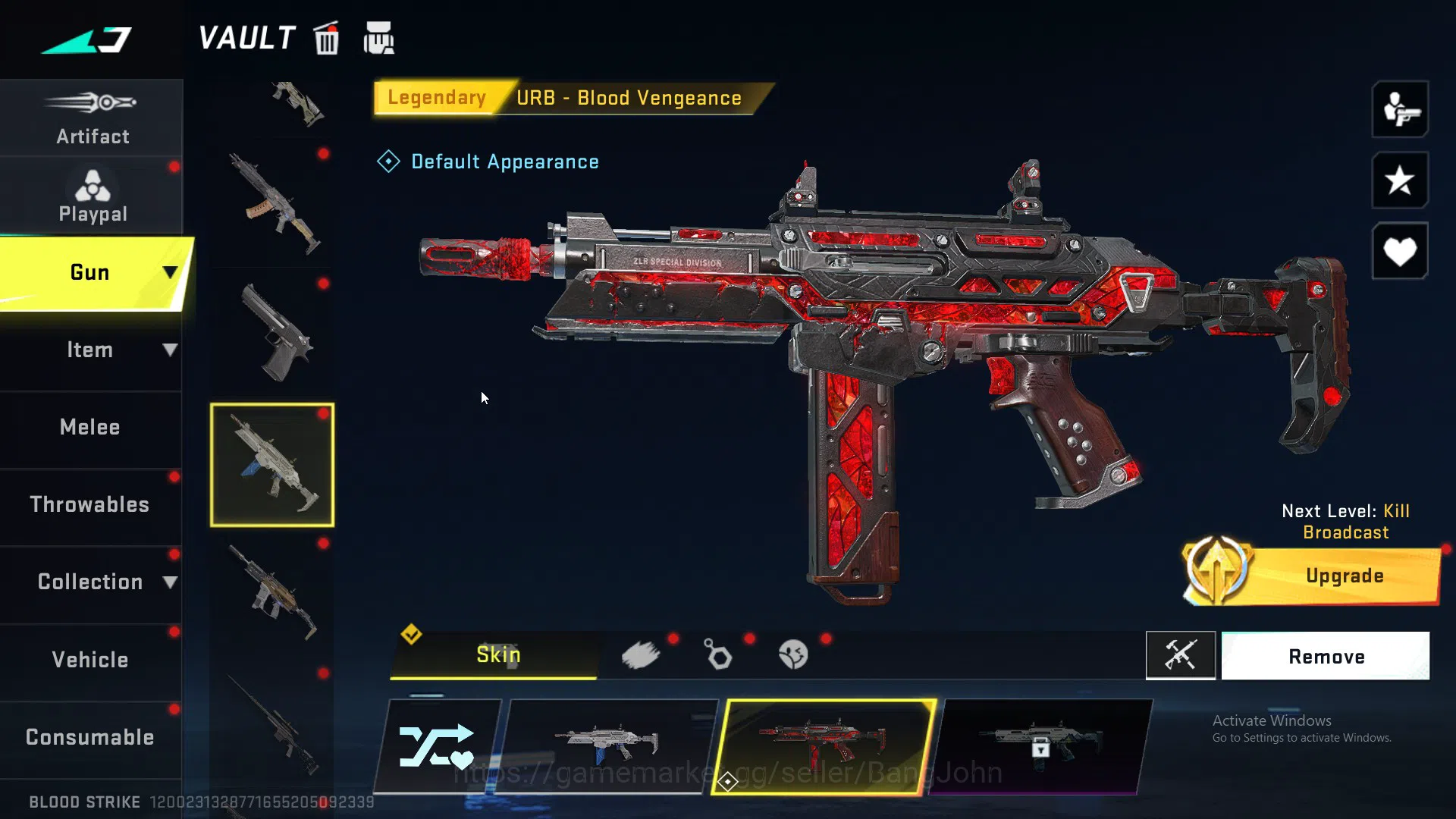 Blood Strike Accounts ASIA|COLLAB=KAG-6|ULTRA=ORIGIN-12,M4A1 AND 9 SKIN  image 9