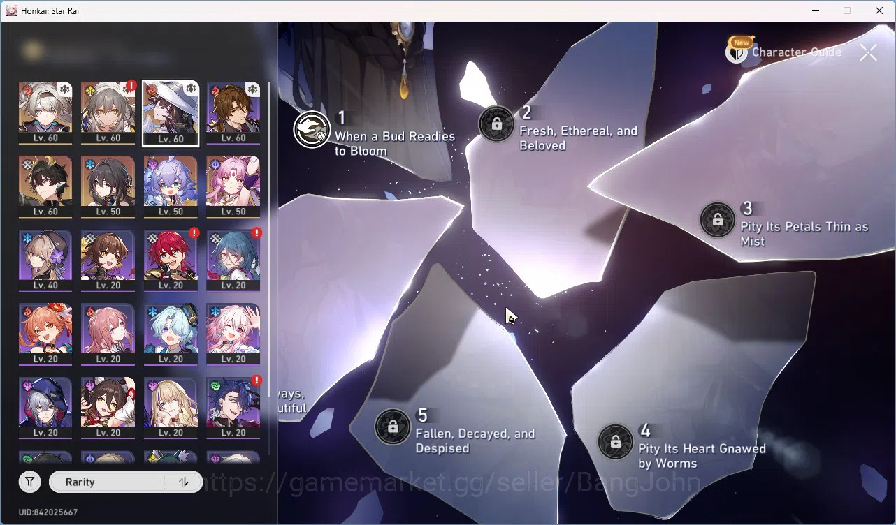 Honkai Star Rail Accounts ASIA | TL 46 | Starter | On ProgressThe Dahlia E1 image 7