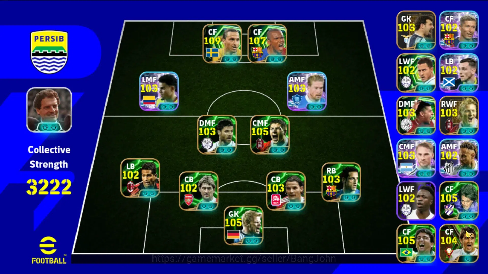 eFootball Accounts ANDROID|PW 3222|Ibrahimovic Epic, Etoo Epic, Bebet image 9