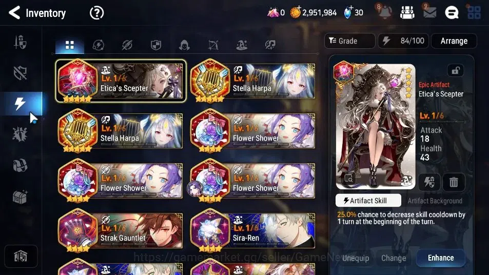 Epic Seven Accounts GLOBAL Unverif|New Era|2 ML(Monarch ot Sword Iseri image 10
