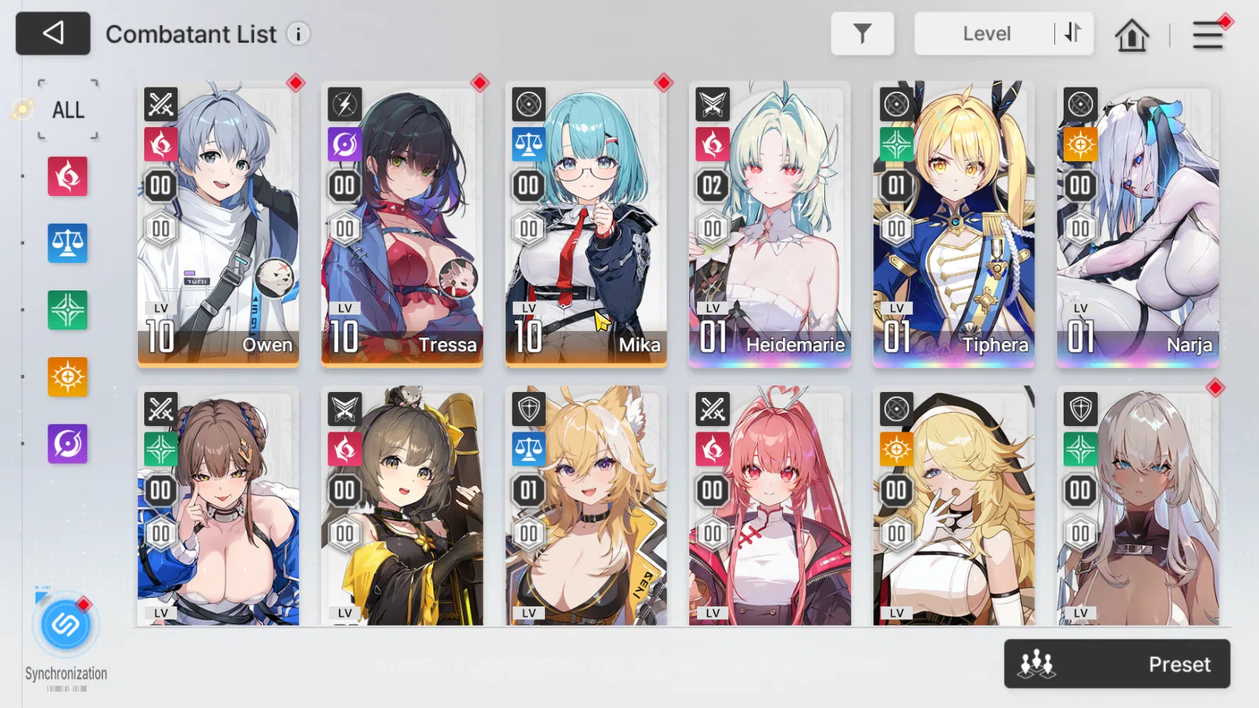 Chaos Zero Nightmare Accounts "GLOBAL | Lv 54 | 8 Limit, Heidemarie EM 2, Tipher image 16