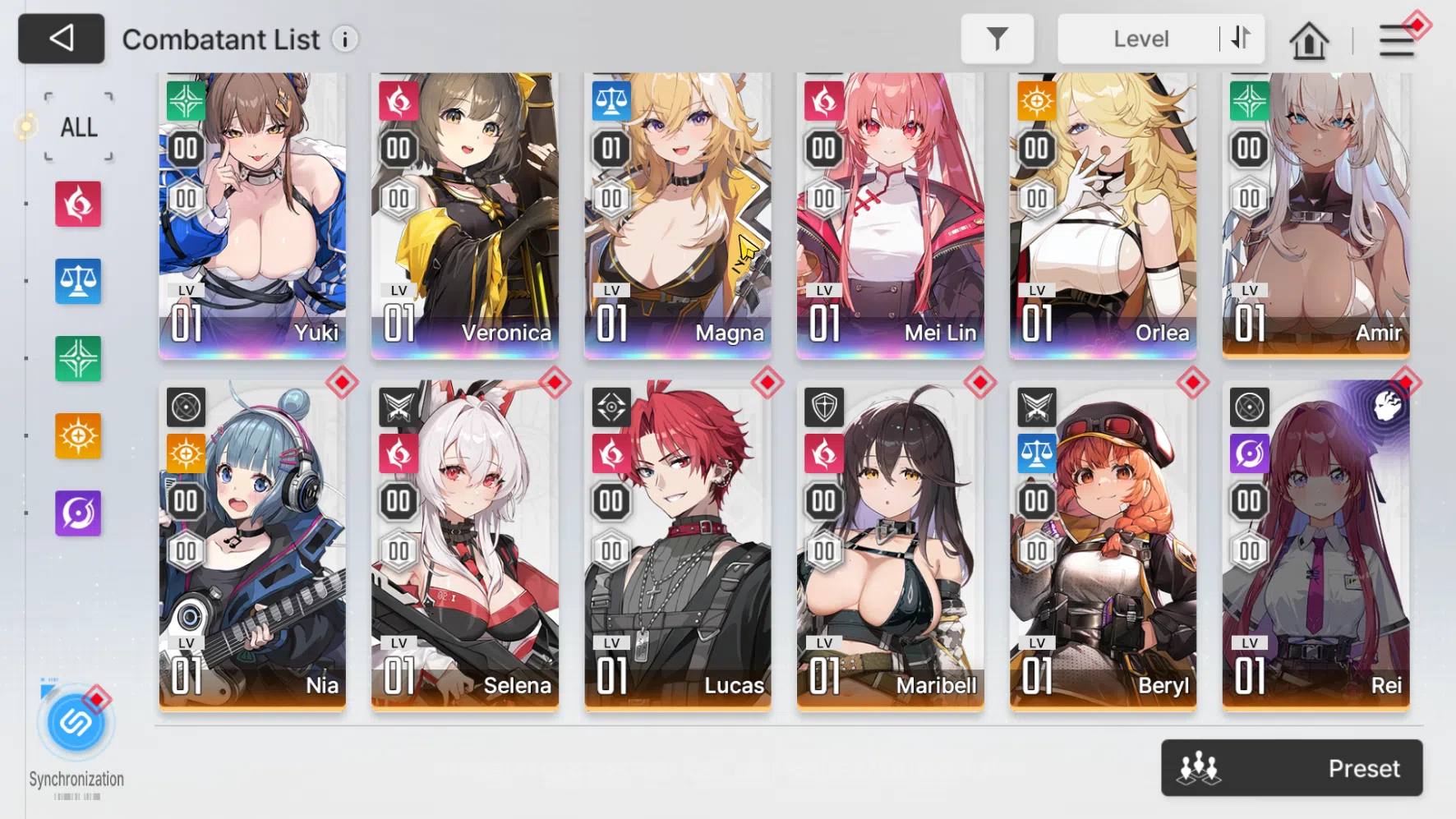 Chaos Zero Nightmare Accounts "GLOBAL | Lv 54 | 8 Limit, Heidemarie EM 2, Tipher image 4